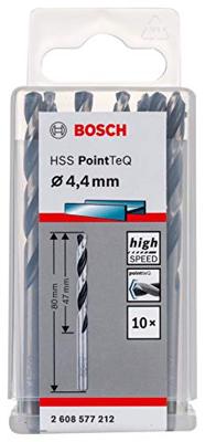 Bosch Accessories 2608577212 2608577212 Metaal-spiraalboor 4.4 mm 10 stuk(s) Bosch Accessories 2608577212 2608577212 Metaal-spiraalboor 4.4 mm 10 stuk(s)