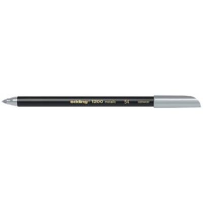 Edding viltstift e-1200 metallic zilver
