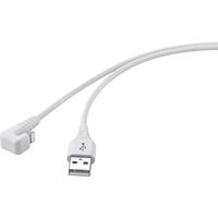 Renkforce USB-kabel USB 2.0 USB-A stekker, Apple Lightning stekker 1,00 m wit RF-4598340 - thumbnail