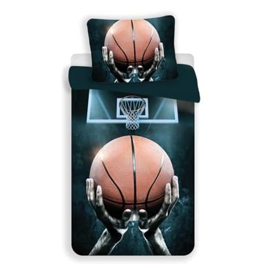 Gamer Dekbedovertrek Basketbal 140 x 200 cm - 70 x 90 cm