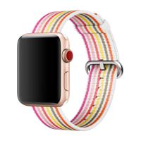 Apple Woven Nylon Apple Watch 42mm / 44mm / 45mm / 49mm Pink Stripe - thumbnail