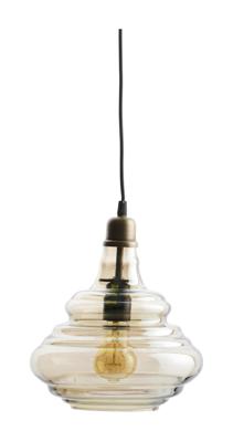 BePure vintage hanglamp glas antique brass