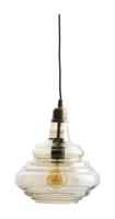 BePure vintage hanglamp glas antique brass - thumbnail
