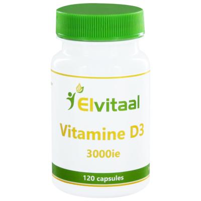 Elvitum Vitamine D3 3000 IE Capsules Elvitum Vitamine D3 3000 IE Capsules