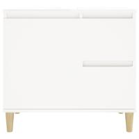 Badkamerkast 65x33x60 cm bewerkt hout wit - thumbnail