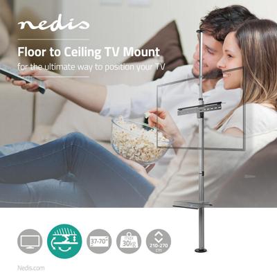 Nedis Draai- en Kantelbare TV-Standaard | 37-70 " | 1 stuks - TVSM5750BK TVSM5750BK - thumbnail