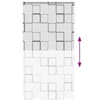 Doucherolgordijn met cassette 120x240 cm stofbreedte 116 cm - thumbnail