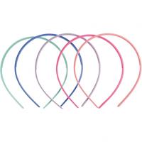 Creativ Company Haarbanden, b: 8 mm, diverse kleuren, 5 stuk/ 1 doos - thumbnail