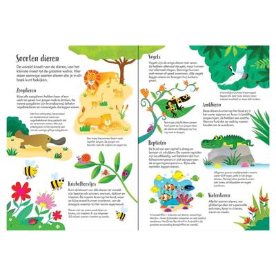 WPG Uitgevers Dieren van de wereld boek en puzzel