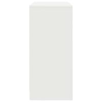 Dressoir met lade 80x34x76 cm spaanplaat wit - thumbnail