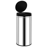 Prullenbak met automatische sensor 70 L roestvrij staal - thumbnail