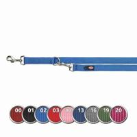 TRIXIE HONDENRIEM PREMIUM VERSTELBAAR TWEELAAGS GRIJS 200X1,5 CM - thumbnail