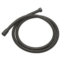 Doucheslang Qisani Flow anti-twist 150 cm Geborsteld Mat Zwart - thumbnail