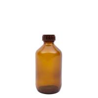 Blockland Medicijnfles bruin gedopt 200ml/28mm 14 Stuks - thumbnail