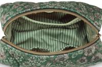 Pip Studio Pip Studio Coco Cosmetic Bag Medium Quilted Daisy Dreams Green 21.5x10x10.5cm - thumbnail