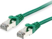 Equip 605546 RJ45 Netwerkkabel, patchkabel CAT 6 S/FTP 10.00 m Groen Vergulde steekcontacten 1 stuk(s) - thumbnail