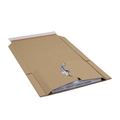 Boekverpakking 248 x 165 x 0-55 mm (a5+) bruin | 25 stuks