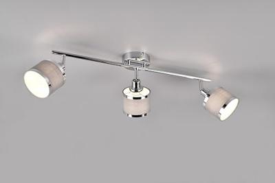 Trio Design opbouwspotArosa nikkel 3-lichts - 812100306