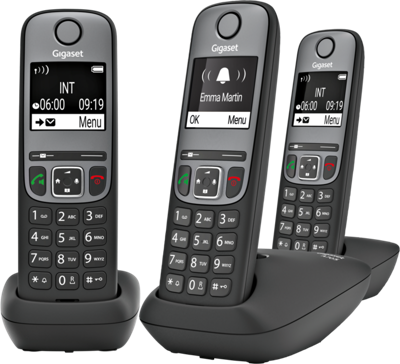 Gigaset A705 Trio Huistelefoon Zwart