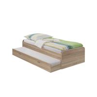 Eenpersoonsbed Denzel Eiken - thumbnail