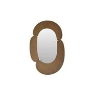 Tikamoon - Eda - Ovale spiegel in licht mindihout 75 x 115 cm - thumbnail