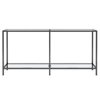 Wandtafel 160x35x75,5 cm gehard glas transparant - thumbnail