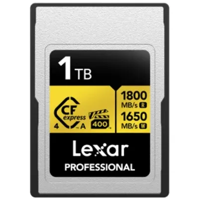 Lexar Pro Gold 1TB 4.0 CFexpress Type A VPG400 - R1800/W1650 MB/s