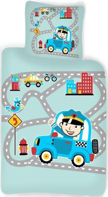 Sweet Home dekbedovertrek Police 100 x 140 cm - Katoen