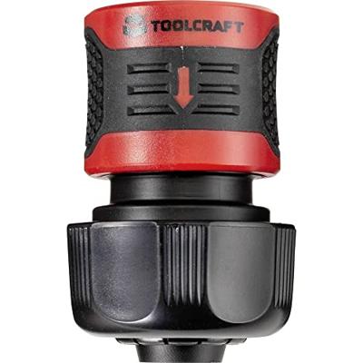 TOOLCRAFT 2302361 Slangkoppeling 16 - 19 mm (3/4) Rood, Zwart