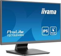 Iiyama ProLite T2752MSC-B1AG Touchscreen monitor Energielabel: E (A - G) 68.6 cm (27 inch) 1920 x 1080 Pixel 16:9 5 ms HDMI, DisplayPort, Audio-Line-out, USB - thumbnail