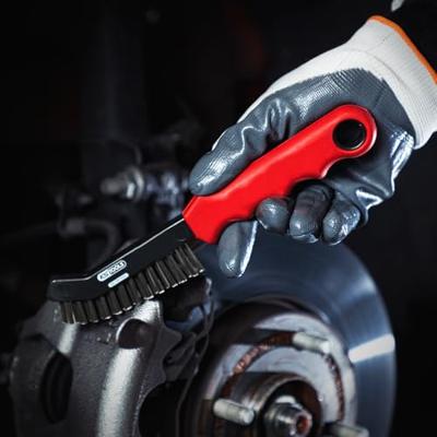 KS Tools 201.2321 Staaldraad-remklauw-draadborstel 2 rijen, spits