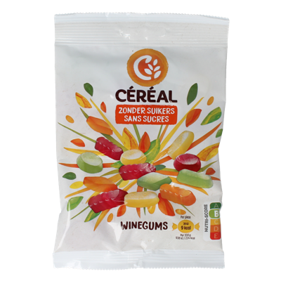 Cereal Winegums zonder suikers 100 Gram