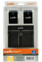 Jupio Kit: 2 x camera-accu EN-EL14 1100mAh + USB Dual lader - thumbnail