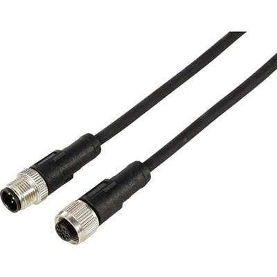 TRU COMPONENTS TC-12833004 Sensor/actuator verlengkabel M12 Aantal polen (sensoren): 5 Stekker (recht) op koppeling (recht) 5 m 1 stuk(s)
