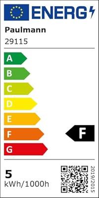 Paulmann 29115 LED-lamp Energielabel F (A - G) E14 4.5 W Warmwit (Ø x h) 35 mm x 97 mm 1 stuk(s) Paulmann 29115 LED-lamp Energielabel F (A - G) E14 4.5 W Warmwit (Ø x h) 35 mm x 97 mm 1 stuk(s)