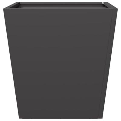 VidaXL Plantenbak 40x40x40 cm staal zwart