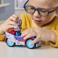 Thor-figuur van 7,5 cm en Lightning Mobile-voertuig, superheldenspeelgoed, geschikt voor kinderen vanaf 3 jaar, Iron Man en zijn geweldige vrienden van Marvel. - thumbnail