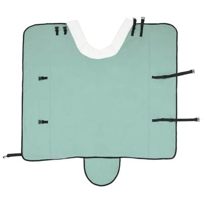 VidaXL Paardendeken volledig donkergroen 135 cm polar fleece