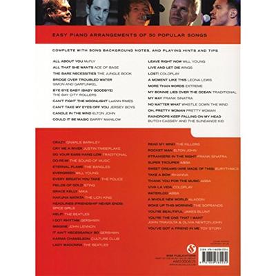 MusicSales Really Easy Piano 50 Hit Songs songbook - thumbnail