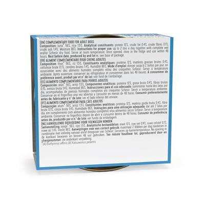 Schesir tonijn (in gelei) natvoer hond (blik) 1 tray (10 x 150 g) Schesir tonijn (in gelei) natvoer hond (blik) 1 tray (10 x 150 g)