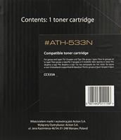 Activejet ATH-533N (vervanging HP 304A CC533A, Canon CRG-718M; Supreme; 3200 pagina's; rood) - thumbnail