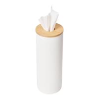 Yamazaki Tissuebox Rond - Rin - Wit - thumbnail