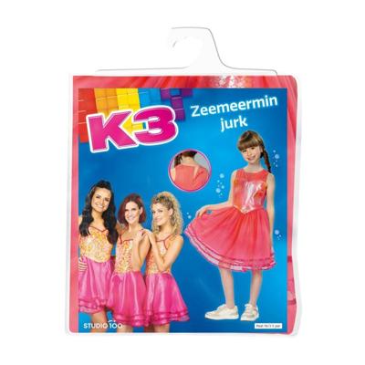 Studio 100 K3 verkleedjurk - zeemeermin jurk, 3-5 jaar