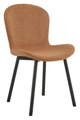 Bendt Eetkamerstoel 'Elani' Geweven stof, kleur Terracotta