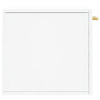 Wandkast 80x36,5x35 cm bewerkt hout wit - thumbnail