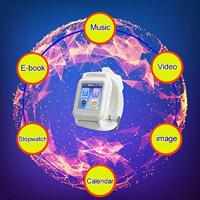 Q998 4GB MP4 E-Book privacy lezing Smart Watch ondersteuning tijd display/muziek & video afspelen/foto browsen/stopwatch (zwart) - thumbnail