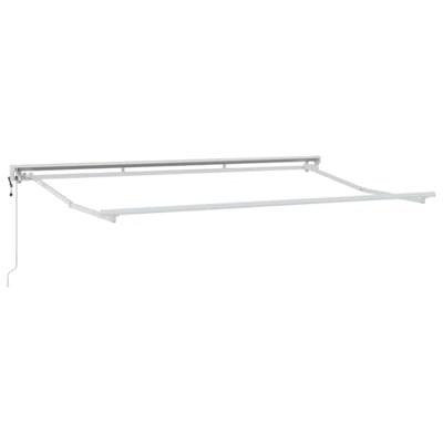 VidaXL Zijde frame wit 3,5 x 2 m poedercoating staal VidaXL Zijde frame wit 3,5 x 2 m poedercoating staal