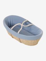 Hoes voor draagwieg van katoengaas grijsblauw - thumbnail