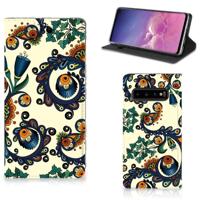 Telefoon Hoesje Samsung Galaxy S10 Barok Flower - thumbnail
