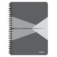 Notitieboek leitz office a5 lijn 180pag grijs - thumbnail
